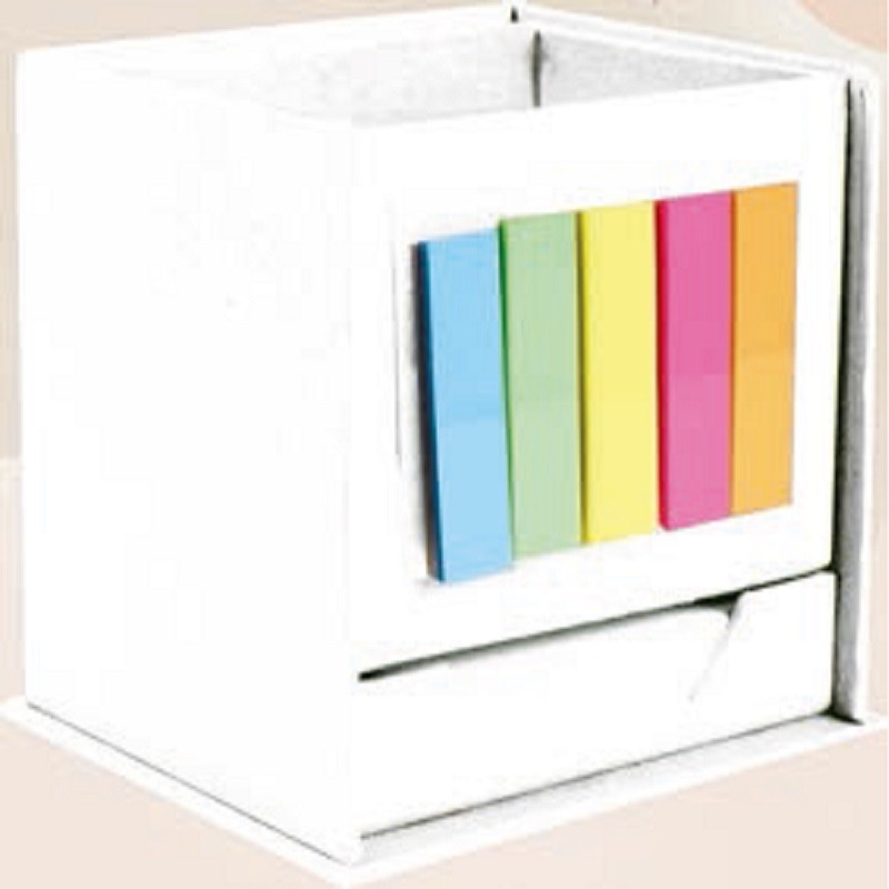 Eco-Friendly Penstand With Sticky Notes (Square)