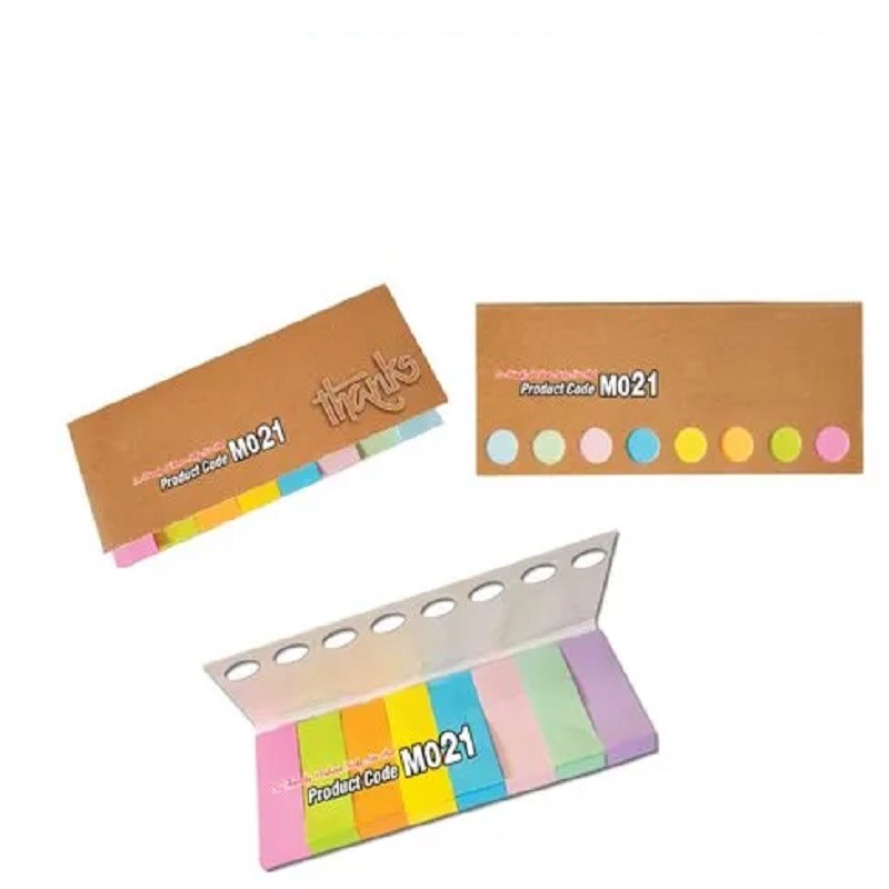 Eco Friendly 8 Colours Sticky Note Pad