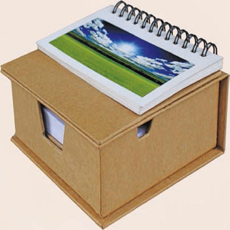 Eco-Friendly Box With Writing Note Pad & Calender