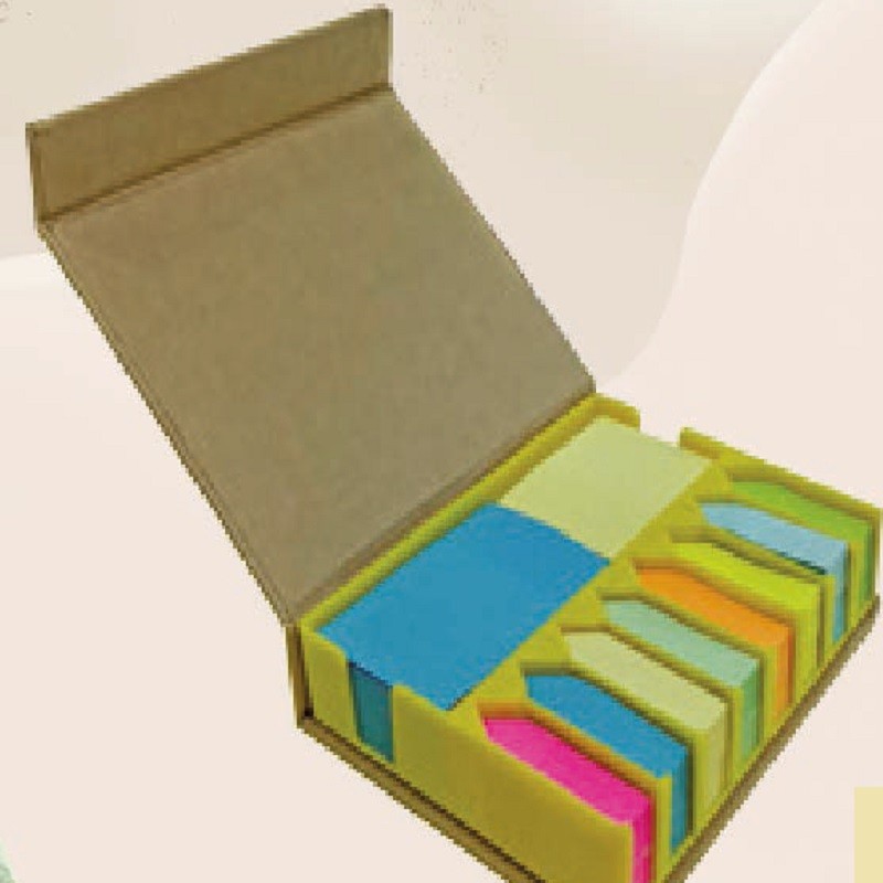 Eco-Friendly Stationery Kit With Sticky Note Pad