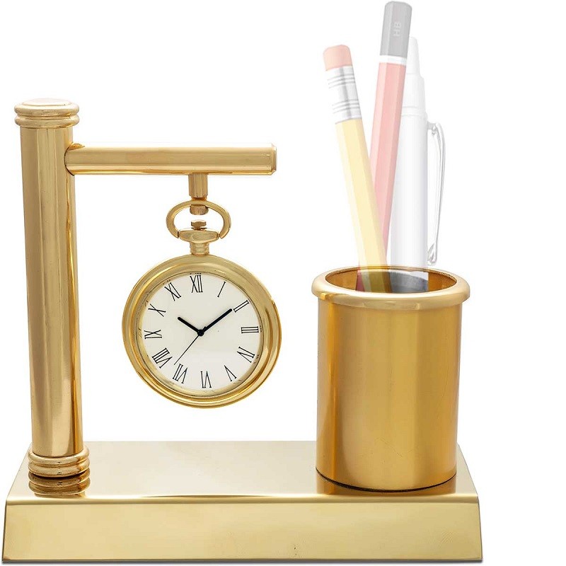 Gandhi watch with pen stand