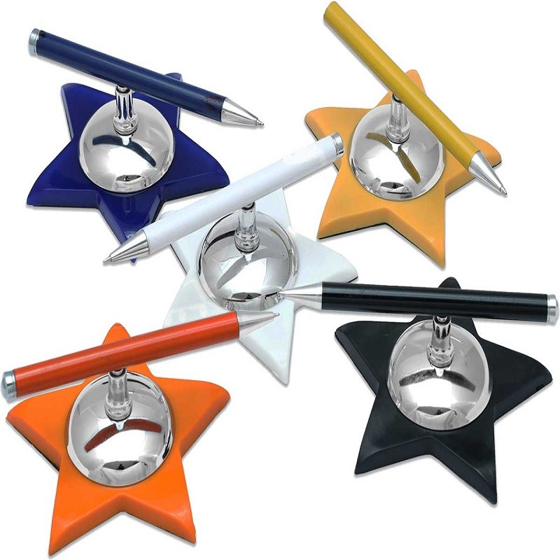 Star shape magnetic pen stand