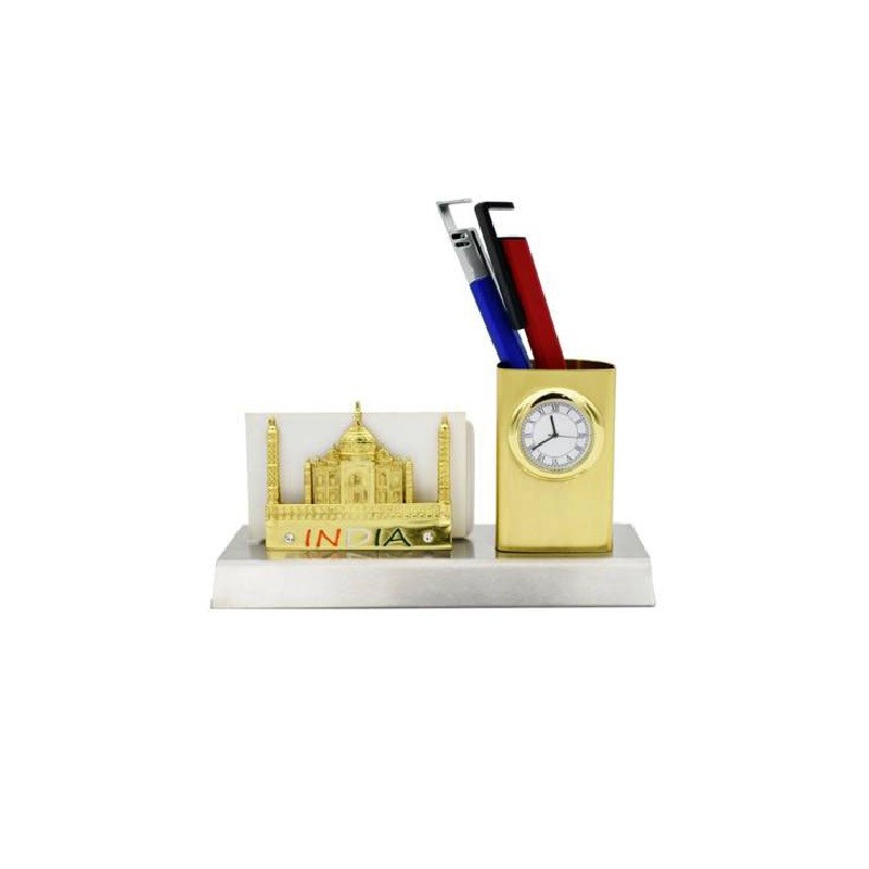 Taj Mahal pen stand and card holder