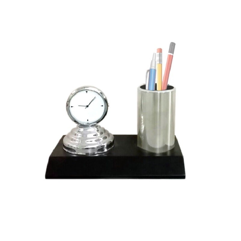 Round Shape Big Clock with a Utility holder