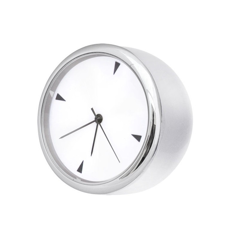 The metal half round shape clock