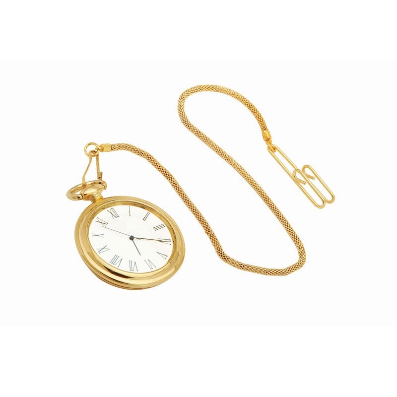 The beautiful timeless Gold Plated Gandhi Clock