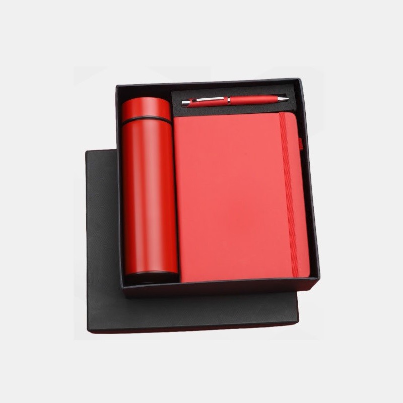Red Diary, Red Pen, Red Temperatuure Bottle