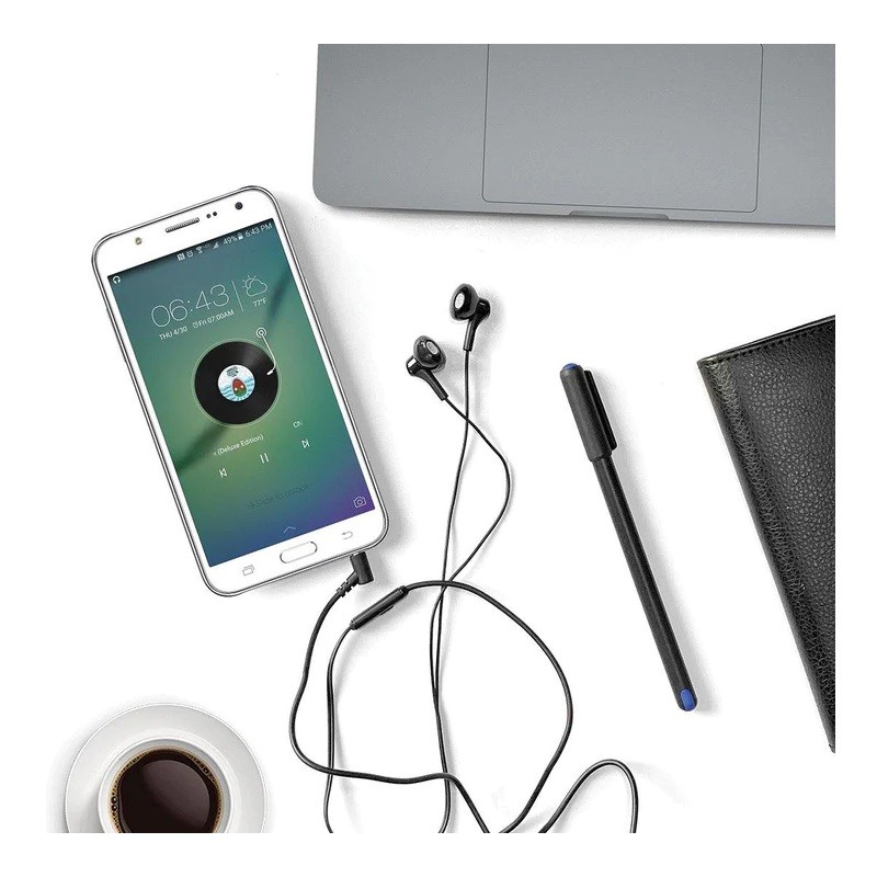 Ambrane Travel Kit - Micro USB cable, Dual Port Car Charger, 5000mAh powerbank, wired earphones