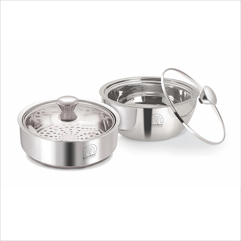 SS Meal Serve GS-1 (Roti Saver & Gravy Pot Mini)