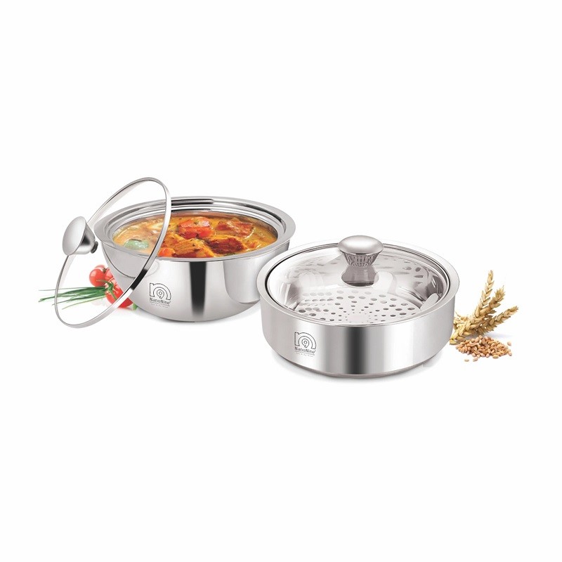 SS Meal Serve GS-1 (Roti Saver & Gravy Pot Mini)