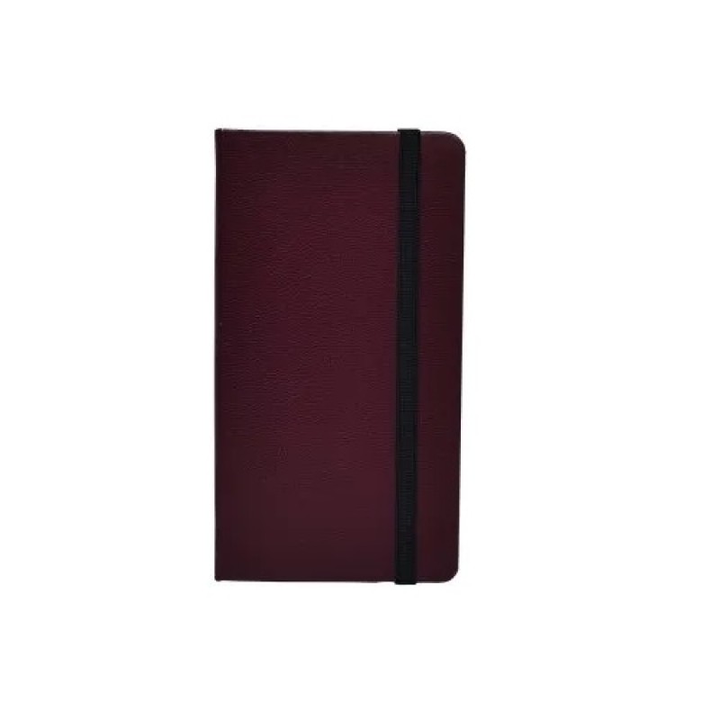 Slimline Handy Notebook Pocket Diary With Elastic Holder