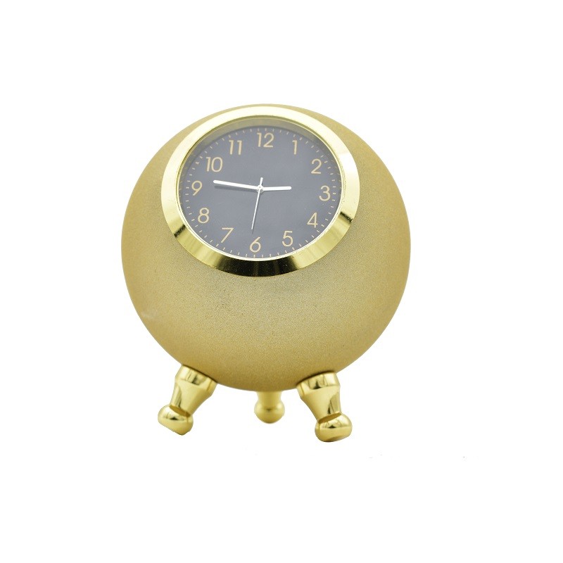 Round Table Clock  with 4 Colours (Brown, Black,  Pink, Gold)