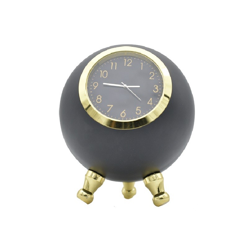 Round Table Clock  with 4 Colours (Brown, Black,  Pink, Gold)