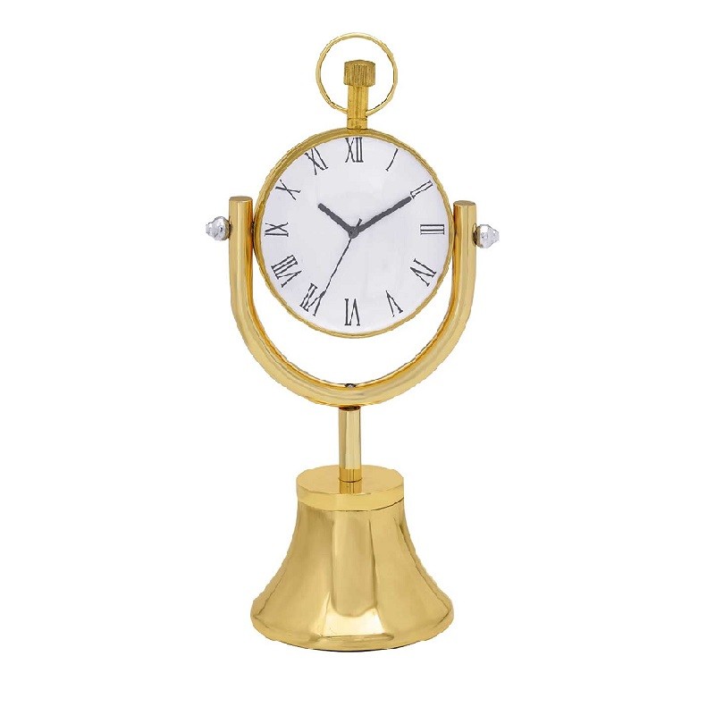 3D globe clock in bell shape with metal base