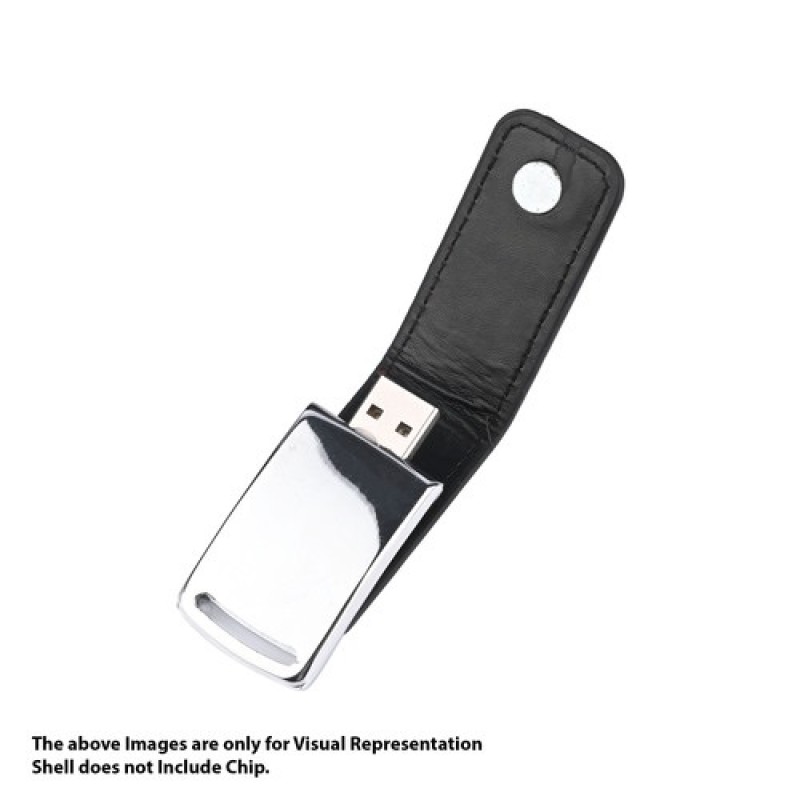 Black Leather Pendrive - 8GB