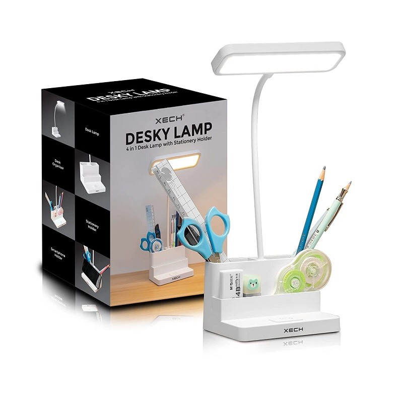Desky Lamp with Stationery Holder