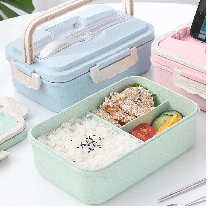 Wheat Straw Food Storage Container Bento Boxes