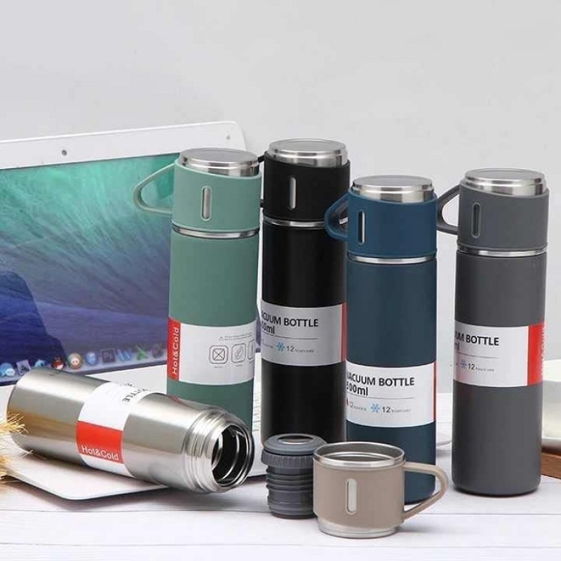 3 in 1 Vacuum Flask Set