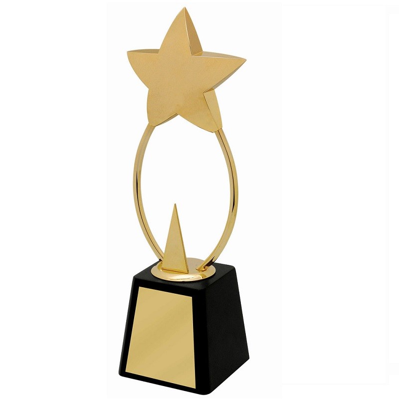 Single Star with Pointed Triangle Trophy