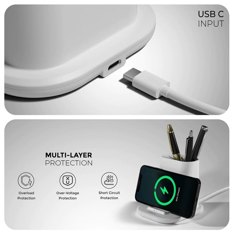 Quest - Multifunctional Pen Stand with Wireless Charger
