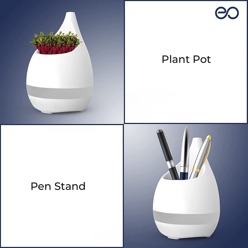 Plant Pot Sprout Planter with Water Outlet for Balcony Home Gardening Indoor & Outdoor